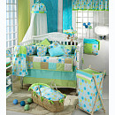 Blue and Green Theme Room